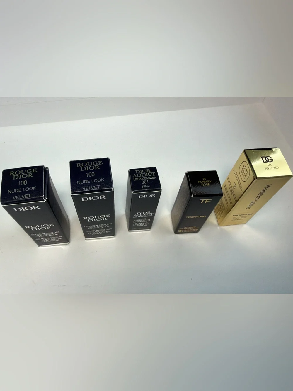 New,unused Mini set lipstick Collection. Dior,Tom ford, dolce & Gabbana